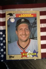 1987 Topps All-Star Lance Parrish #613 Detroit Tigers MLB baseball sports card