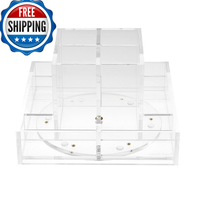 Russell+Hazel Russellhazel Acrylic Carousel And Pencil Bloc Four Compartment