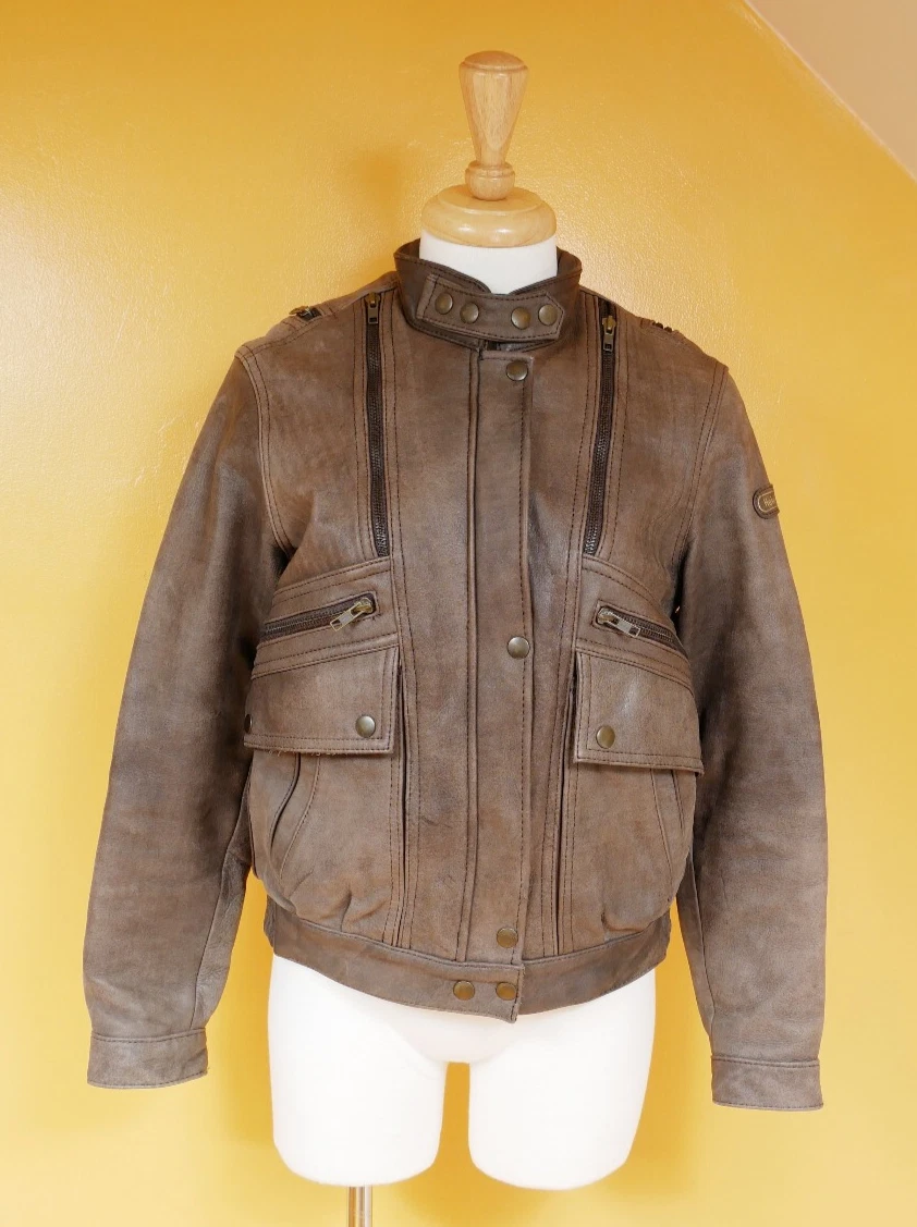 Hein Gericke Leather Outer Shell Brown Coats, Jackets & Vests for