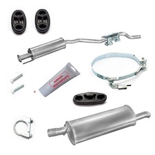 Mitteltopf Endtopf Auspuff + Zubehör  für Opel Astra F Caravan Schaltgetriebe