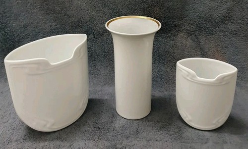 🔶TAPIO WIRKKALA MCM ROSENTHAL QUEENSBURY MARBLE STUDIO LINIE VASE MODERNIST - Picture 11 of 12