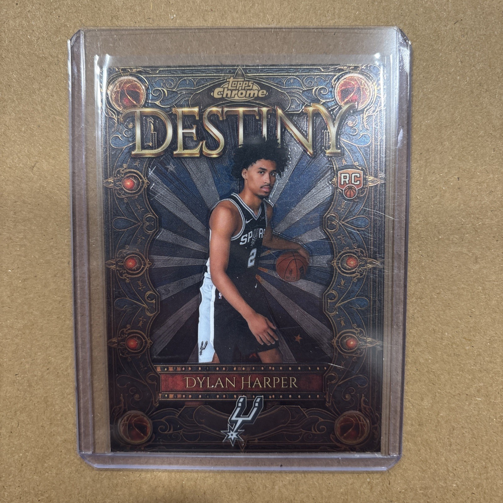 2025-26 Topps Chrome NBA - Dylan Harper Destiny Rookie RC Card Spurs