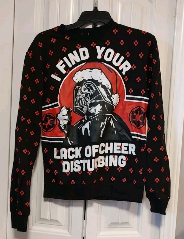 Christmas S Sweater Star Wars Darth Vader I Find Your Lack Of Cheer Disturbing