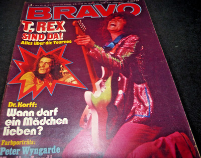 Bravo Nr.8/1973 T.Rex/Eric Clapton/Chris Roberts/Peter Maffay/Sally Carr/M.Holm