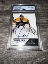 Tuukka Rask Signed 2021-2022 Upper Deck Young Guns Trading Card Bruins PSA/DNA