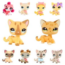 LPS Cat Figure Cartoon Toy Cute Pet Collection and Display Toy for Kid Xmas Gift