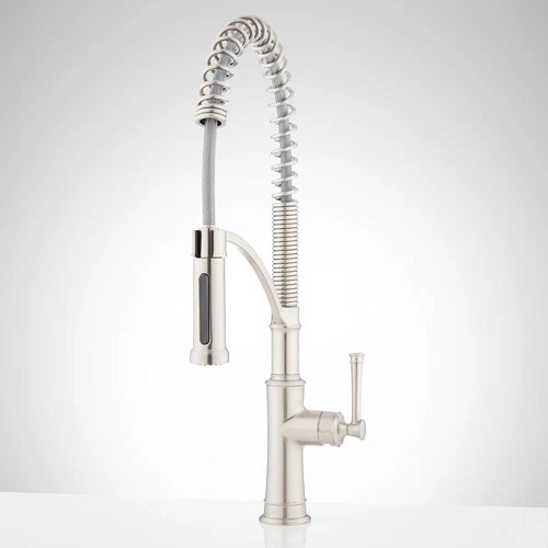 Beasley 1.8 GPM Stainless Steel Pull Down Kitchen Faucet - Sleek & Modern Design - Picture 1 of 9