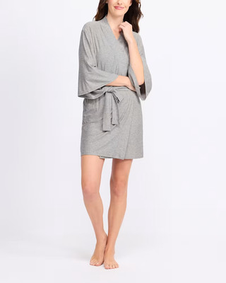 Beyond Yoga Comfort Queen Sleep Robe Gray Size M/ L