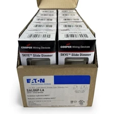 Cooper Skye Light Almond LED/CFL 600W Inc/Halogen Slide Dimmer Switch SALO6P-LA