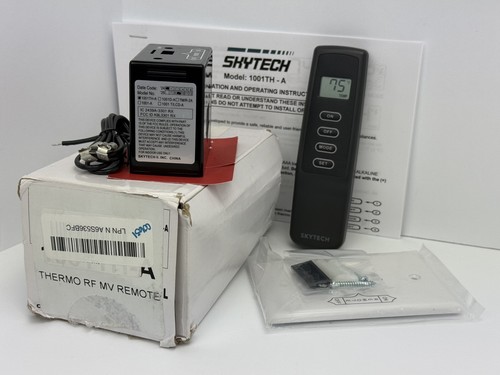 Skytech 1001TH-A Gas Fireplace Thermostat Remote Control Kit OEM Complete