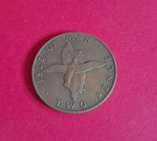 Isle of Man 2 Pence Shearwater 1976 Elizabeth II