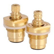 Hot and Cold Faucet Stem Replacement for Gerber Tub and Shower Durable Brass C