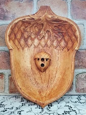 Vintage Fall Acorn Nut Dish Nut Cracker Holder Multi Products Inc USA CLEAN