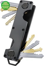 Compact Metal Key Organizer Minimalist Key Holder Case for 8–10 Keys EDC