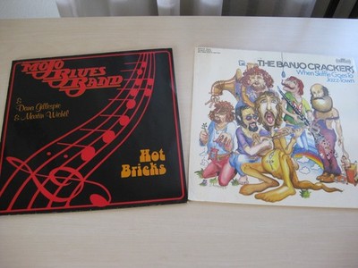 2 LP: 1. Mojo Blues Band, Hot Bricks TOP 2. The Banjo Crackers, When Skiffle ...