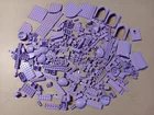 LEGO BULK LOT 300 LAVENDER BRICKS PLATES & SPECIALTY PIECES