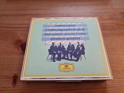Joseph Haydn 6 String Quartets-Amadues Quartet2xcd In Jewel Case-Booklet-VG