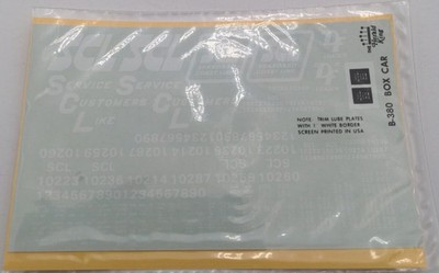 Herald King B-380 SCL Seaboard Coast Line Decal