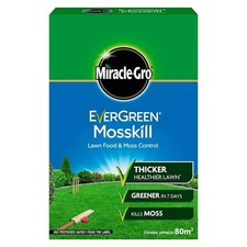 Miracle-Gro Evergreen Mosskill Lawn Food & Moss Control Weeds Killer - 80 m2