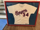 Nolan Ryan Texas Rangers Autographed Framed Jersey PSA/DNA Authenticated