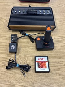 Atari 2600 System With Hookups & One Controller + Game ***Working