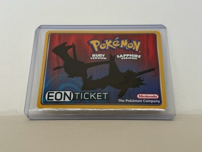 Pokemon Eon Ticket Promo E-Reader E Card Ruby & Sapphire GBA 2003 NM