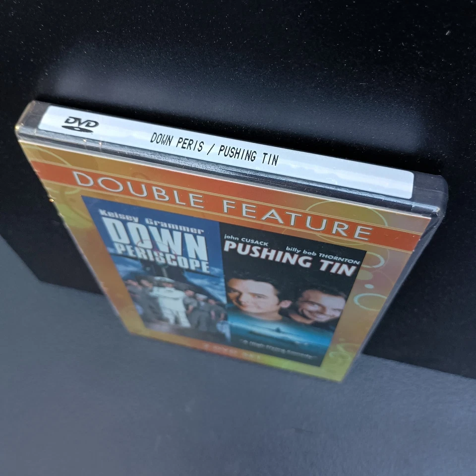 NEW Down Periscope & Pushing Tin Double Feature (DVD, 2008) 1990s Movies SEALED! Foto 2 de 3
