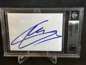2016 USMNT CHRISTIAN PULISIC Signed BAS CERTIFIED blank card AUTO