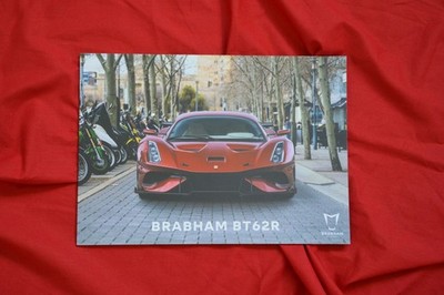 Brabham BT62R brochure prospekt folder catalogue not Koenigsegg Pagani supercar