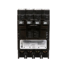 NEW  Siemens Q22050CT2  Quad Circuit Breaker Plug-In - 50 Amp - Quad - 240 V