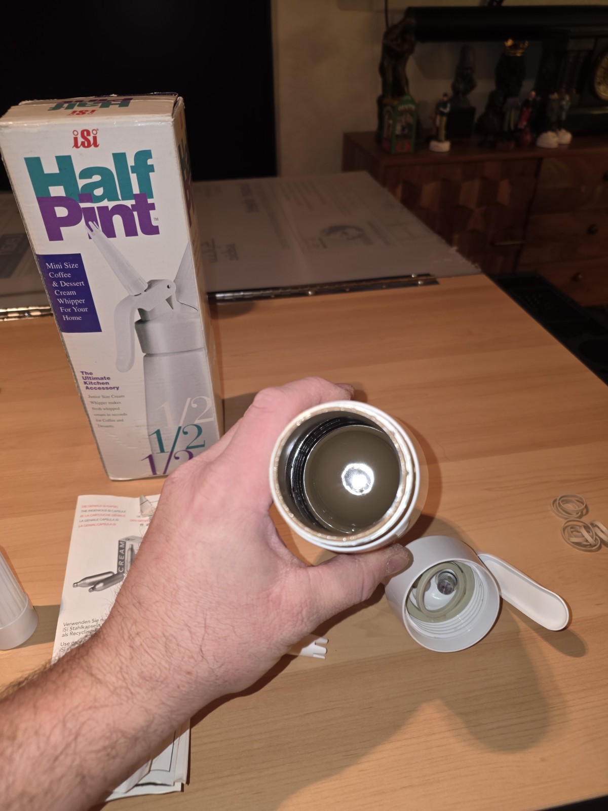 ISI Mini Easy Whip Cream Whipped Cream Maker Half Pint Dispenser