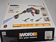 Cordless Power Washer Worx WG629 Hydroshot 20V PowerShare 2.0 Ah 320 PSI
