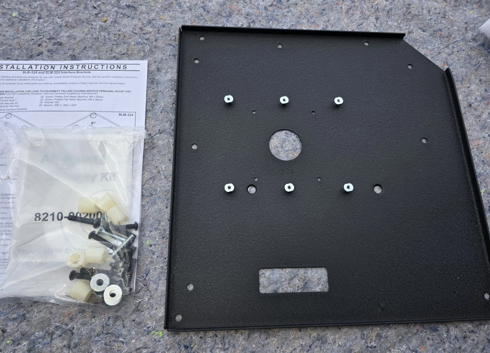 Chief SLM324 Custom Interface Bracket