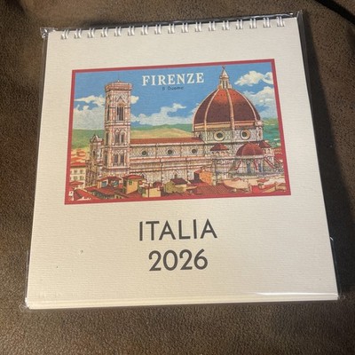 Cavallini & Co. 2026 Italia Firenze Desk Calendar