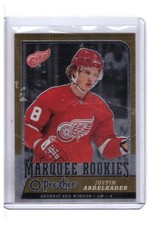 Justin Abdelkader 2008-09 O-Pee-Chee Marquee Rookies Metal Parallel Card #534