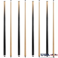 Great Pool Cue Stick Set 58in 4PCS Durable Canadian Hardwood Billiards Players