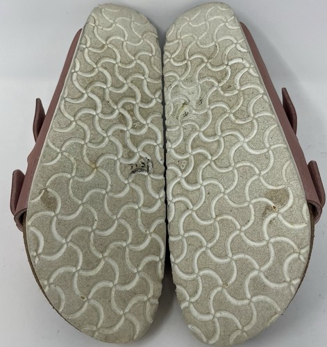Birkenstock Arizona Sandals Rose Gold Metallic Leather Buckle Womens Sz 9-9.5/40 - Picture 6 of 6
