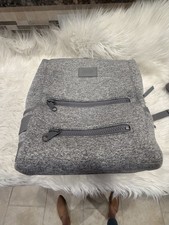 Dagne Dover Indi Neoprene Diaper Backpack Bag Heather Grey