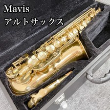 Mavis Alto Saxophone Engraved Wind Instrument Semi-Hard Case Mavis