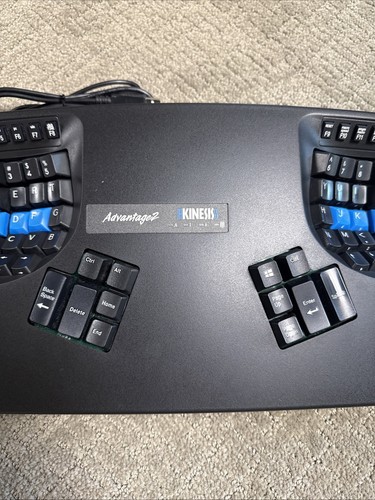 Kinesis Advantage2 KB600 Klawiatura przewodowa Ergonomiczna przetestowana Działa Doskonała - Zdjęcie 4 z 12