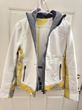 Mountain Force Women's Ski Jacket White Yellow Gray 38/M Waterproof