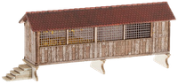 H0 / Faller 130532, Lasercut Bausatz Eines Maissilo Mit Aufgangstreppe