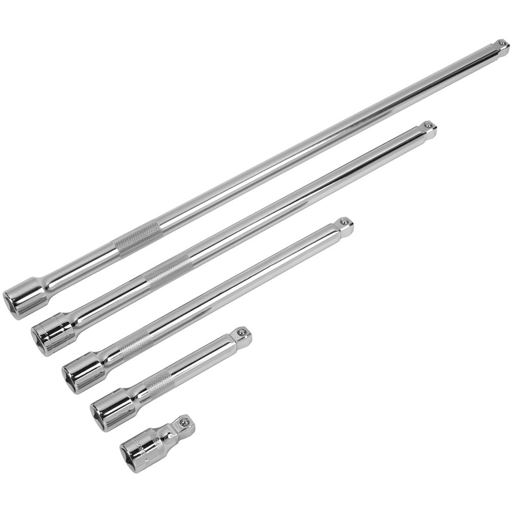 Sealey Wobble Extension Bar Set 5pc 1/2""sq Drive