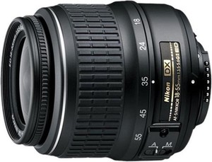 Nikon AFS DX Nikkor 18-55mm F/3.5-5.6G ED Photography Lense Camera Lens