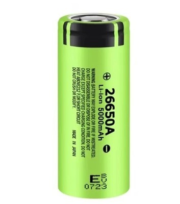1 Stück Akku 26650 5000 mAh 3,7V 20A Wiederaufladbar Batterien 26 x 65 mm NEU