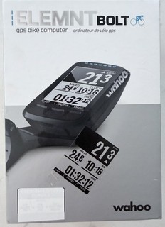 Computadora para bicicleta Wahoo Elemnt Bolt V1 GPS negra WFCC3