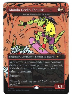 Mondo Gecko, Esquire Kediss, Emberclaw Familiar #2364 (NM) (Rainbow Foil) (SLD)