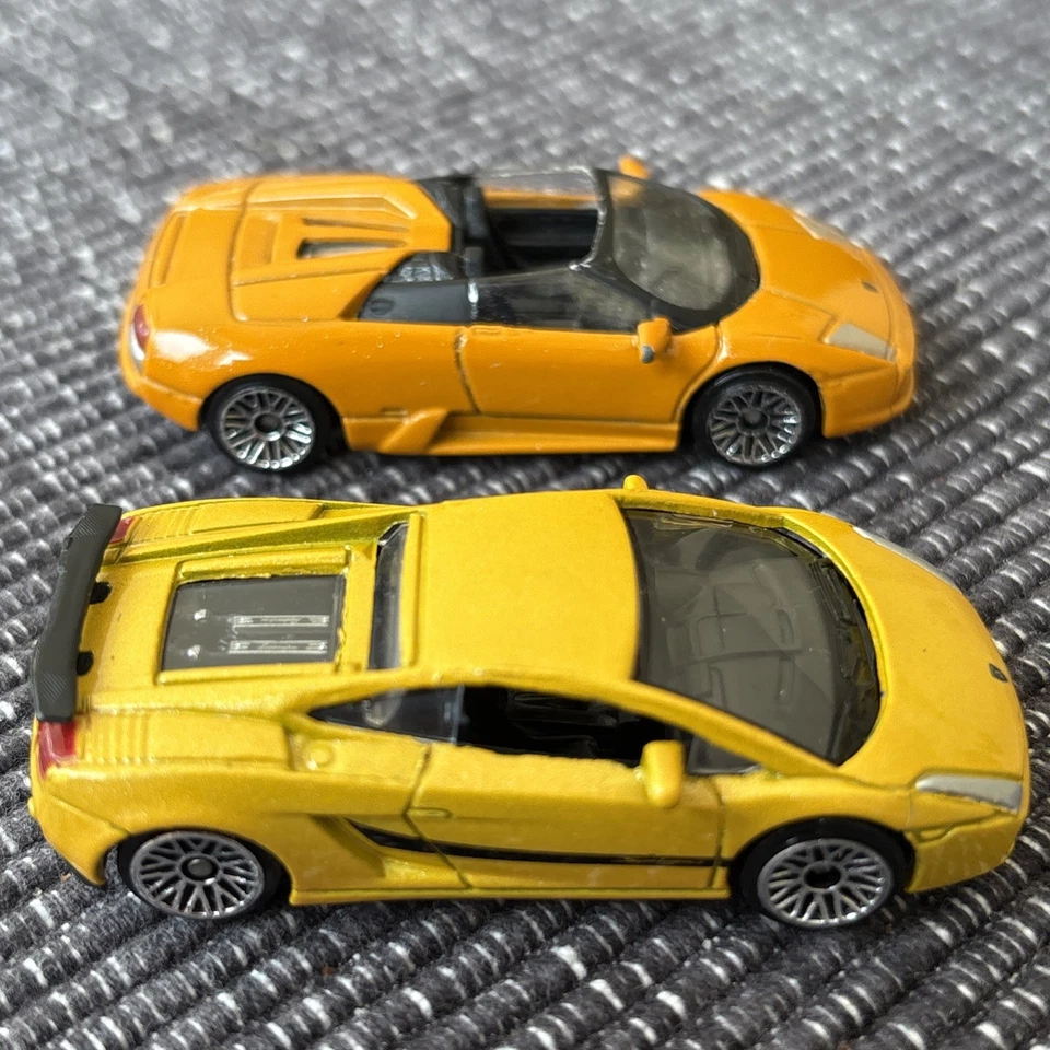 Motormax Lamborghini Bundle x2: Murcielago Roadster & Gallardo 1/64 Diecast VGC  - Image 2 of 4