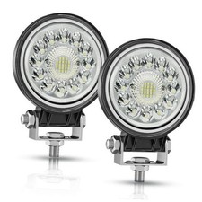 LED Tractor Work Lights, 4 Inch 99W Round Off Road Lights Spot Flood Beam 2x99w
