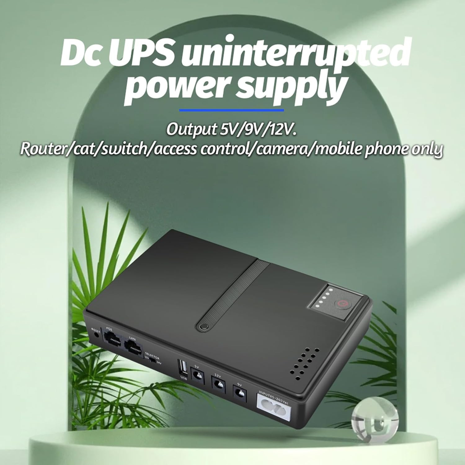 Mini UPS per Router WiFi 18W - Batteria di Riserva per Smart Working - 2